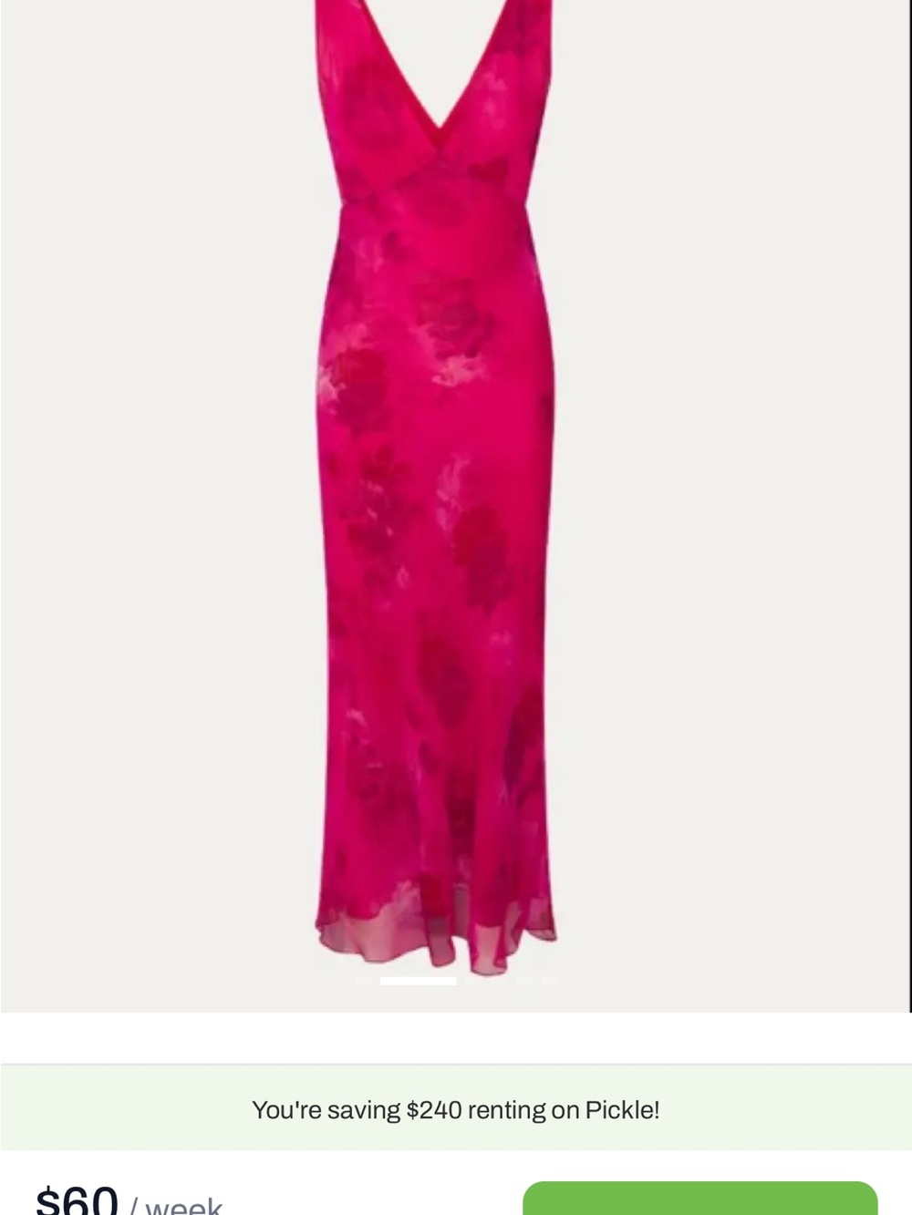 Realisation Par Fuchsia V-Neck Maxi Dress - Picture 8 of 8